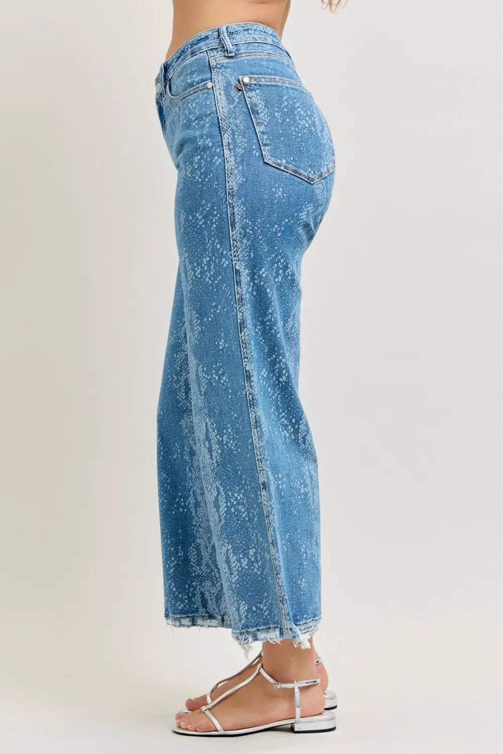 High Rise Ankle Wide Leg Jeans | Judy Blue by Trendsi