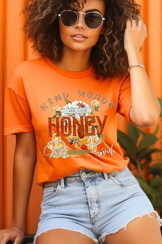 Kind Words Are Like Graphic Plus Tee (Plus Size) by Color Bear