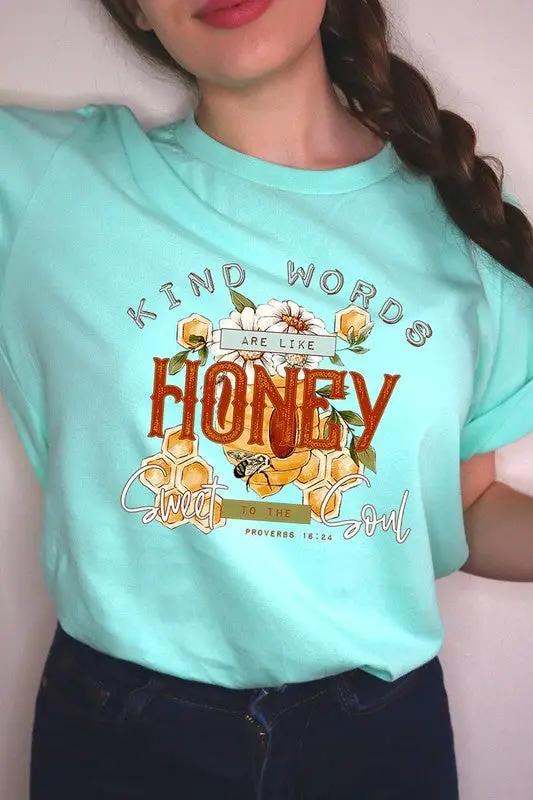 Kind Words Are Like Graphic Plus Tee (Plus Size) by Color Bear