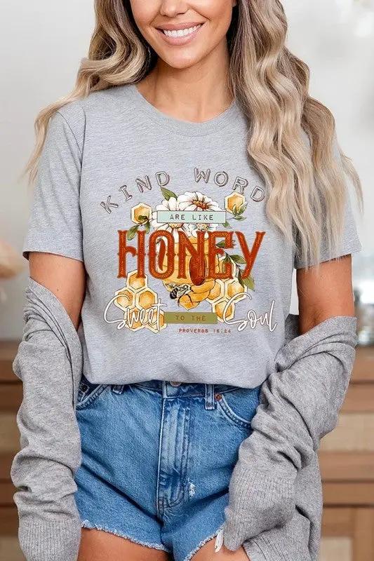 Kind Words Are Like Graphic Plus Tee (Plus Size) by Color Bear
