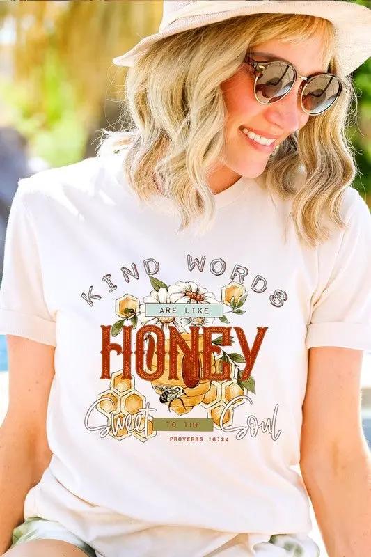 Kind Words Are Like Graphic Plus Tee (Plus Size) by Color Bear