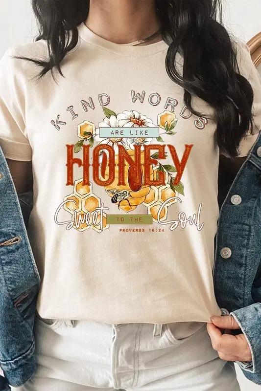 Kind Words Are Like Graphic Plus Tee (Plus Size) by Color Bear