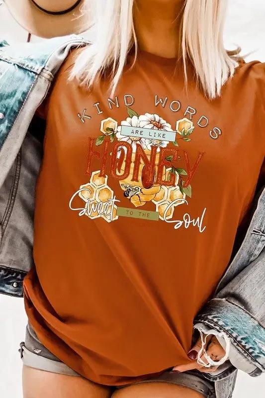 Kind Words Are Like Graphic Plus Tee (Plus Size) by Color Bear