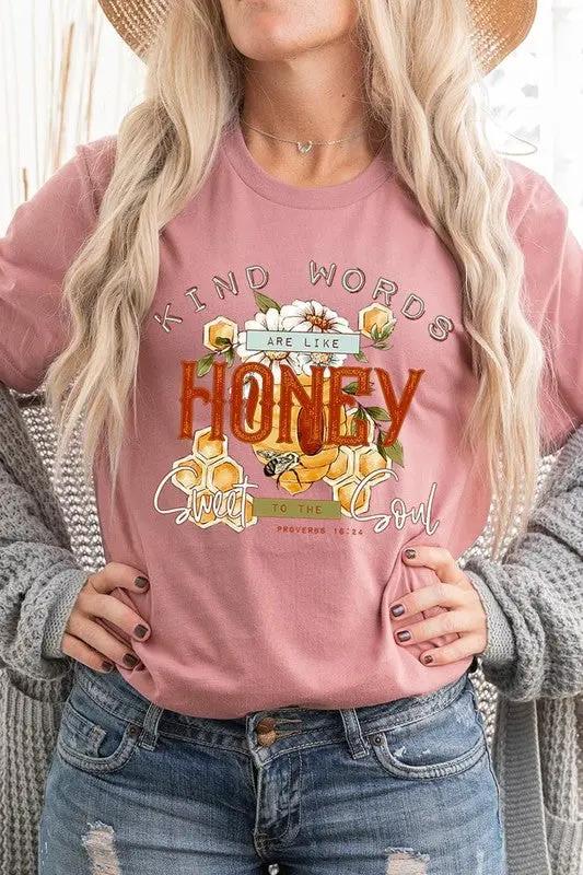 Kind Words Are Like Graphic Plus Tee (Plus Size) by Color Bear