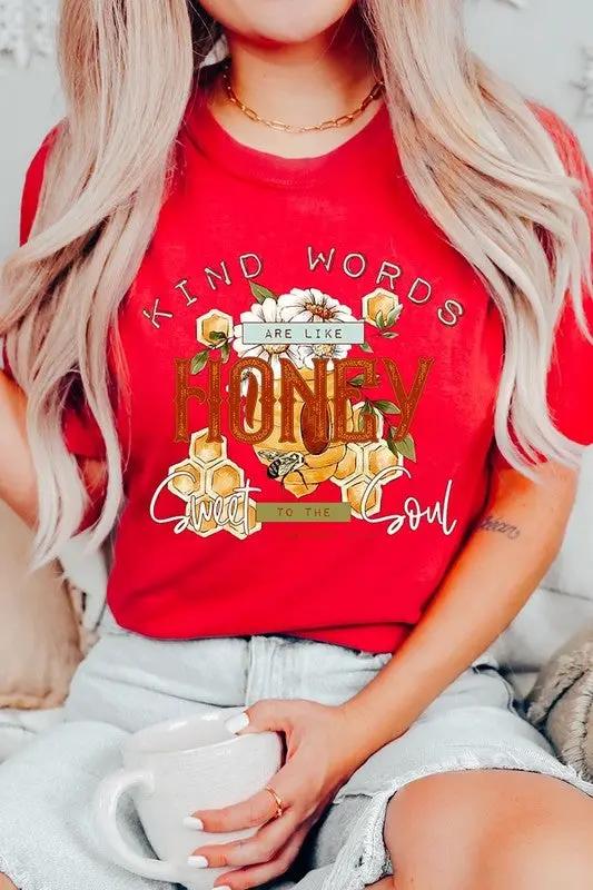 Kind Words Are Like Graphic Plus Tee (Plus Size) by Color Bear