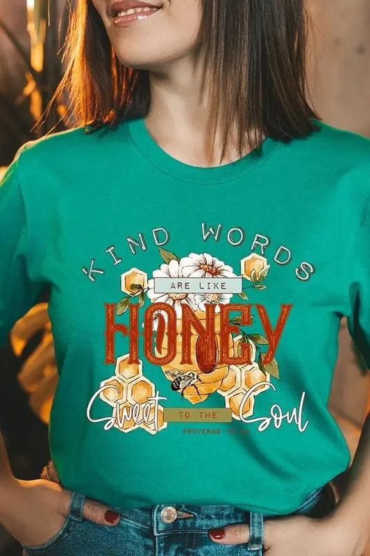 Kind Words Are Like Graphic Plus Tee (Plus Size) by Color Bear