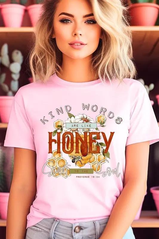 Kind Words Are Like Graphic Plus Tee (Plus Size) by Color Bear