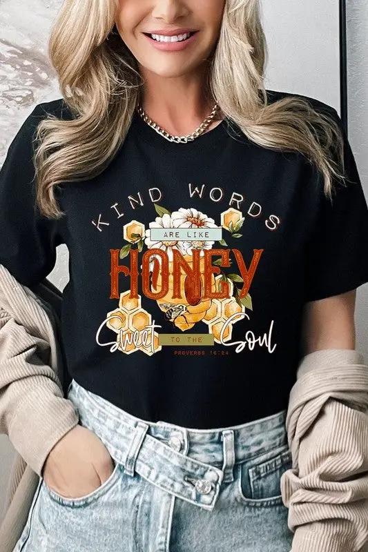 Kind Words Are Like Graphic Plus Tee (Plus Size) by Color Bear