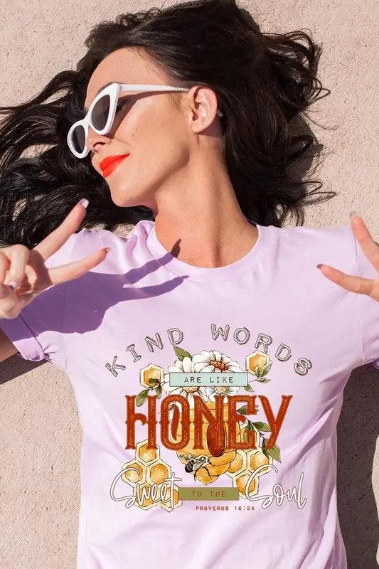 Kind Words Are Like Graphic Plus Tee (Plus Size) by Color Bear
