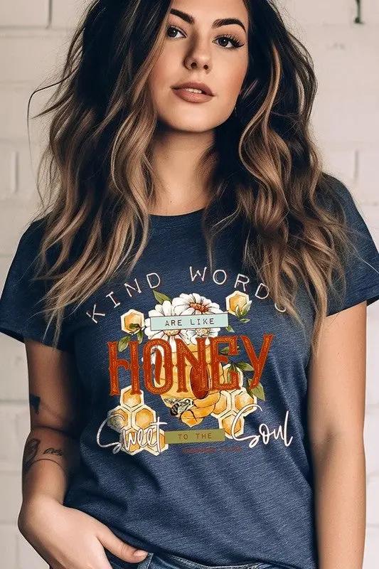 Kind Words Are Like Graphic Plus Tee (Plus Size) by Color Bear