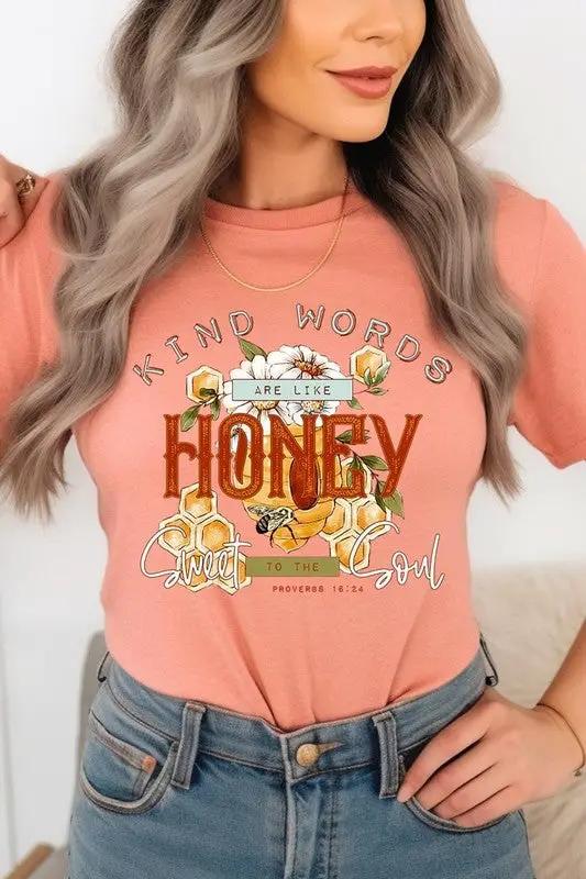 Kind Words Are Like Graphic Plus Tee (Plus Size) by Color Bear