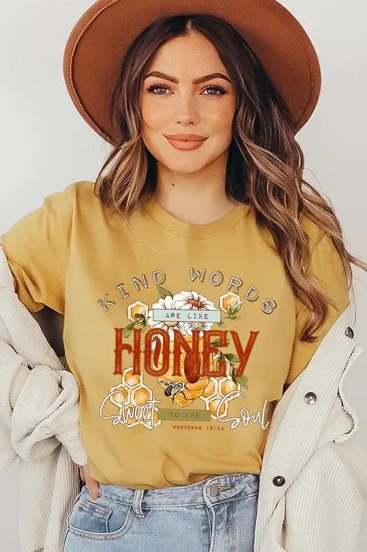 Kind Words Are Like Graphic Plus Tee (Plus Size) by Color Bear