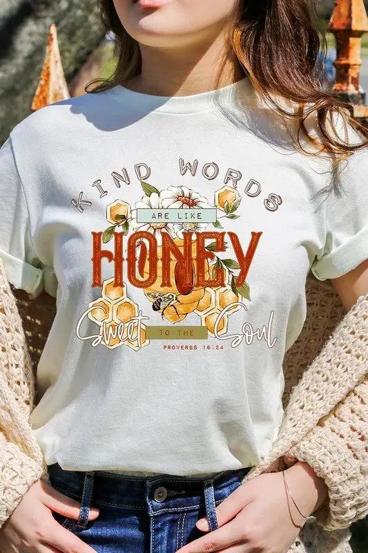 Kind Words Are Like Graphic Plus Tee (Plus Size) by Color Bear