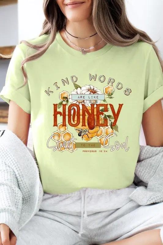 Kind Words Are Like Graphic Plus Tee (Plus Size) by Color Bear