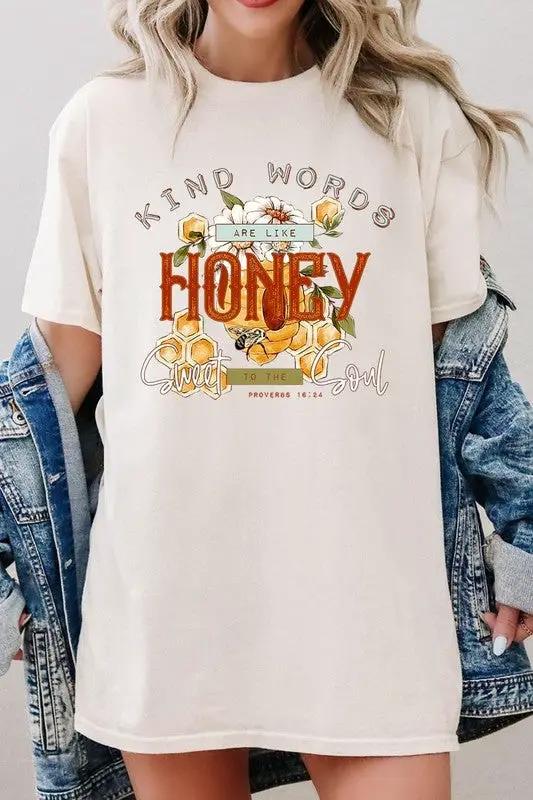 Kind Words Are Like Graphic Heavy Cotton Tee by Color Bear