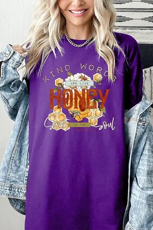 Kind Words Are Like Graphic Heavy Cotton Tee by Color Bear