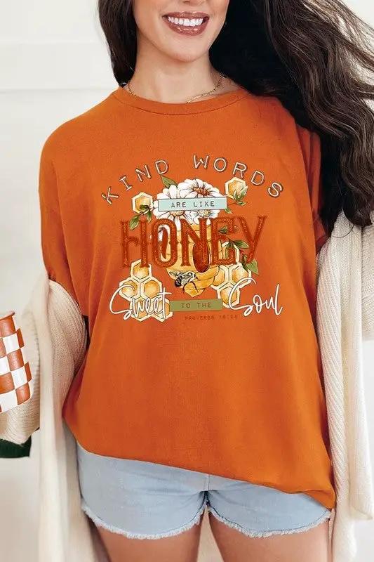 Kind Words Are Like Graphic Heavy Cotton Tee by Color Bear