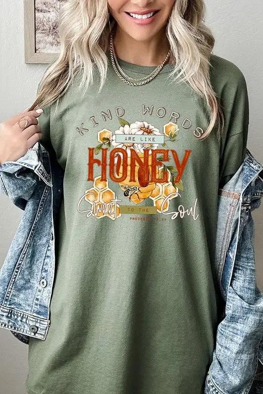 Kind Words Are Like Graphic Heavy Cotton Tee by Color Bear