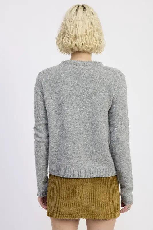 FITTED BUTTON UP CARDIGAN | Emory Park by Emory Park