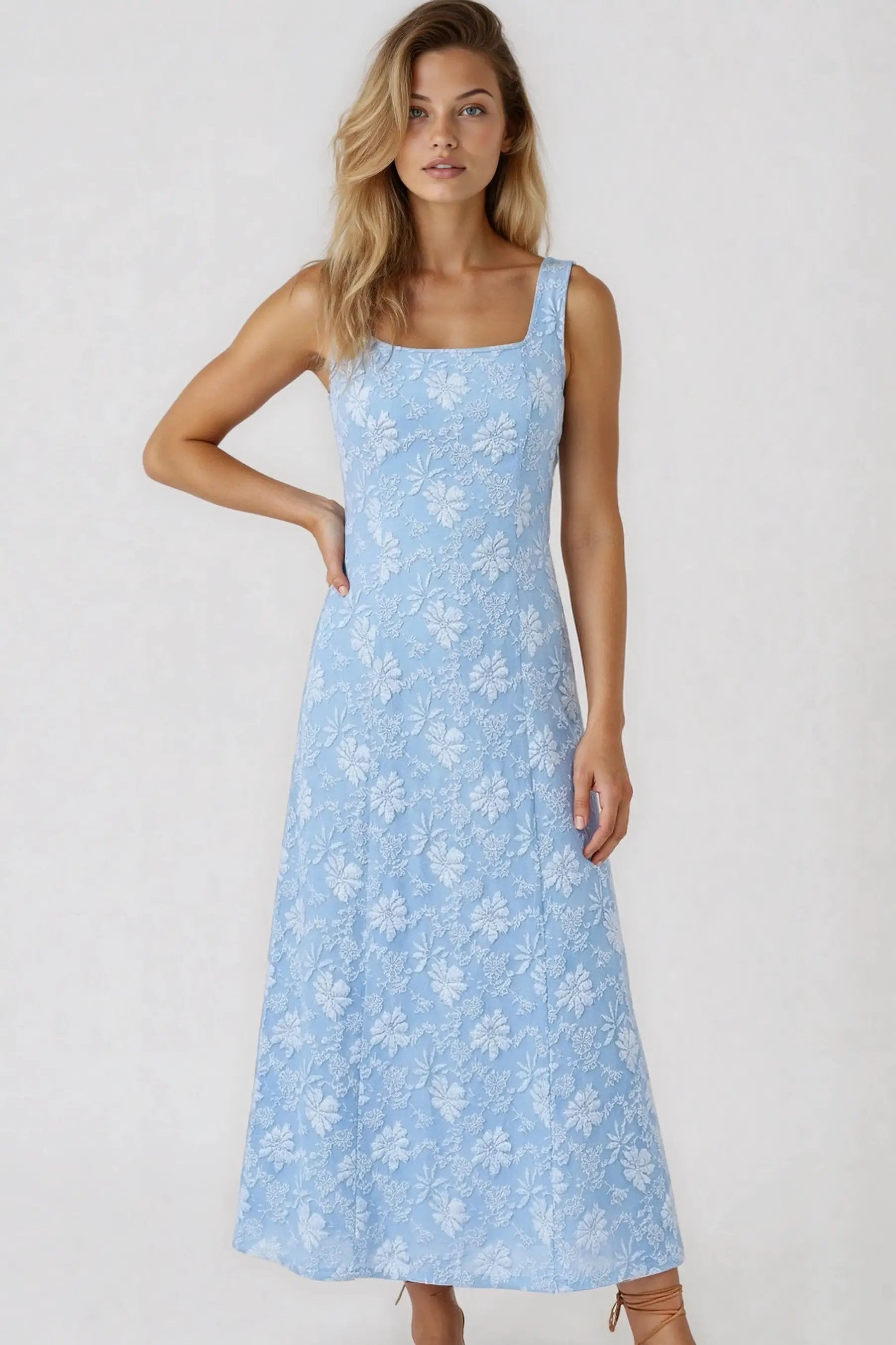 Miss Sparkling A-Line Midi Dress by Miss Sparkling