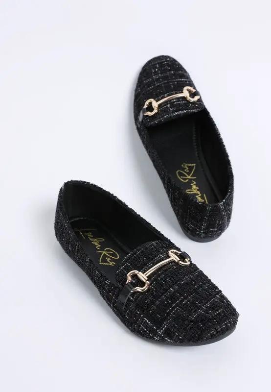 Drairi Horsebit Detail Tweed Loafers | Rag Company by Rag Company