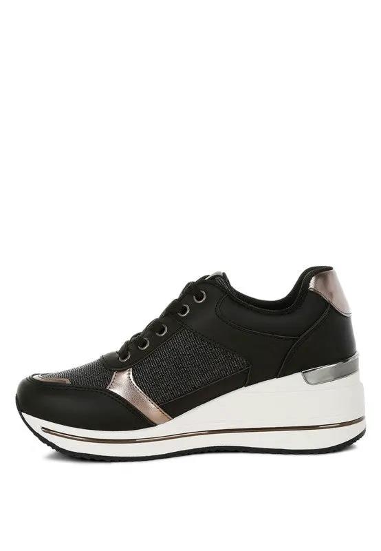 Vespera Faux Leather & Mesh Sneakers | Rag Company by Rag Company