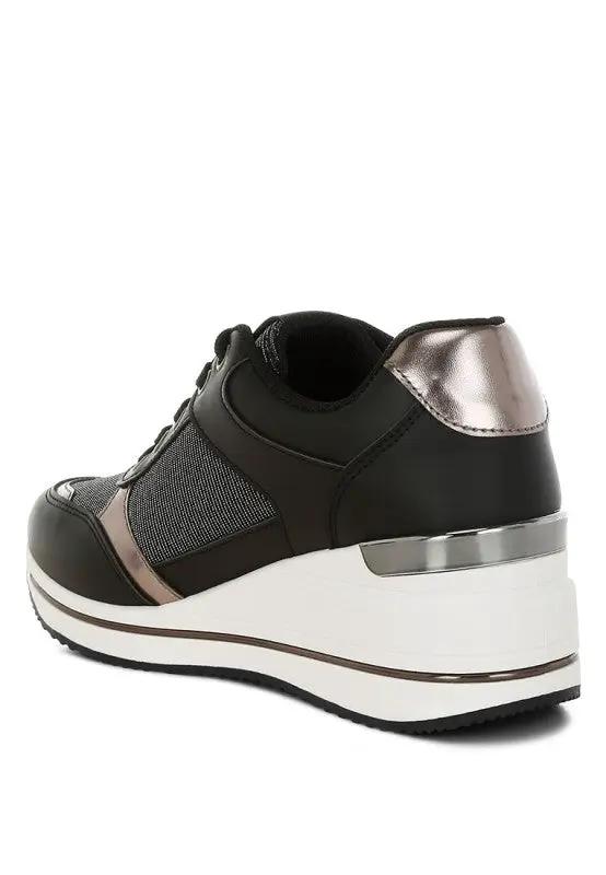 Vespera Faux Leather & Mesh Sneakers | Rag Company by Rag Company