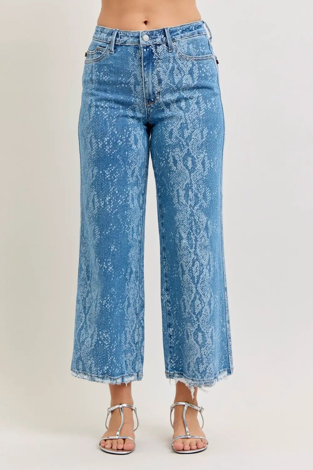 High Rise Ankle Wide Leg Jeans | Judy Blue by Trendsi