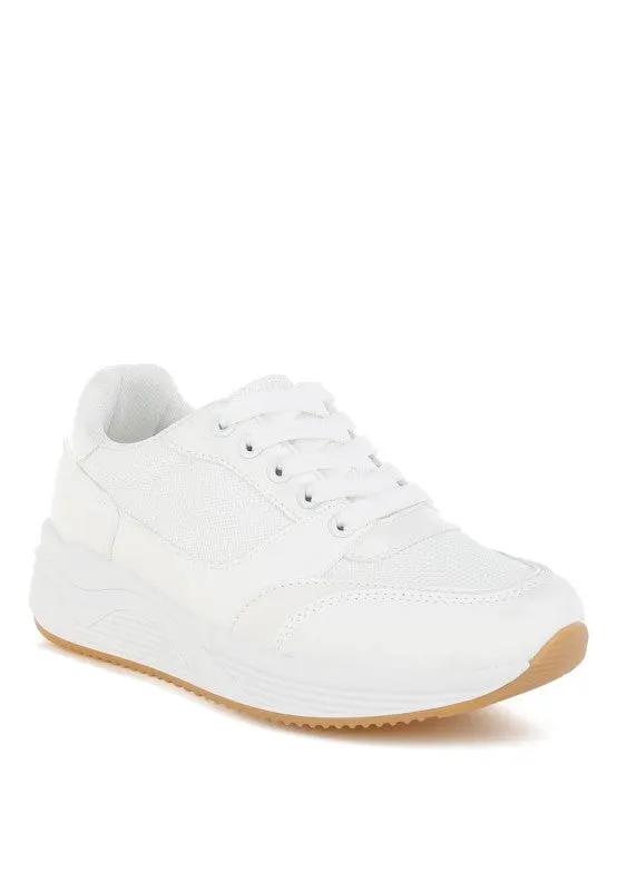 Subasa Chunky Mesh Lace Up Sneakers | Rag Company by Rag Company