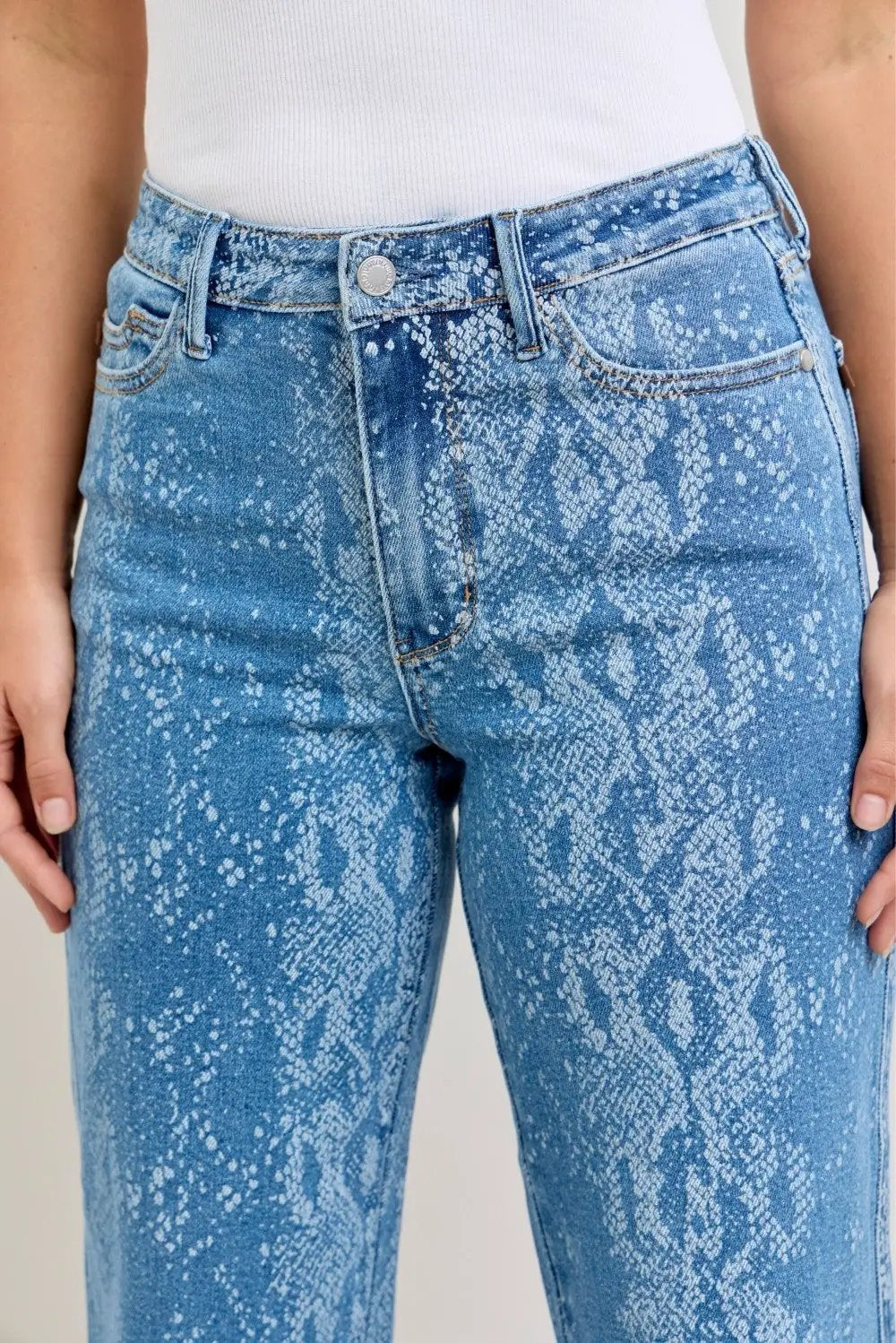 High Rise Ankle Wide Leg Jeans | Judy Blue by Trendsi