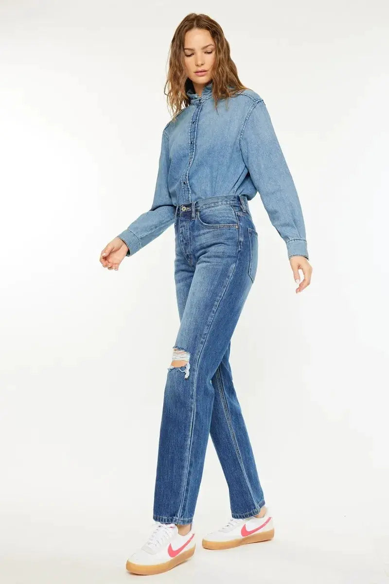 Ultra High Rise 90's Boyfriend Jeans | Kancan USA by Trendsi