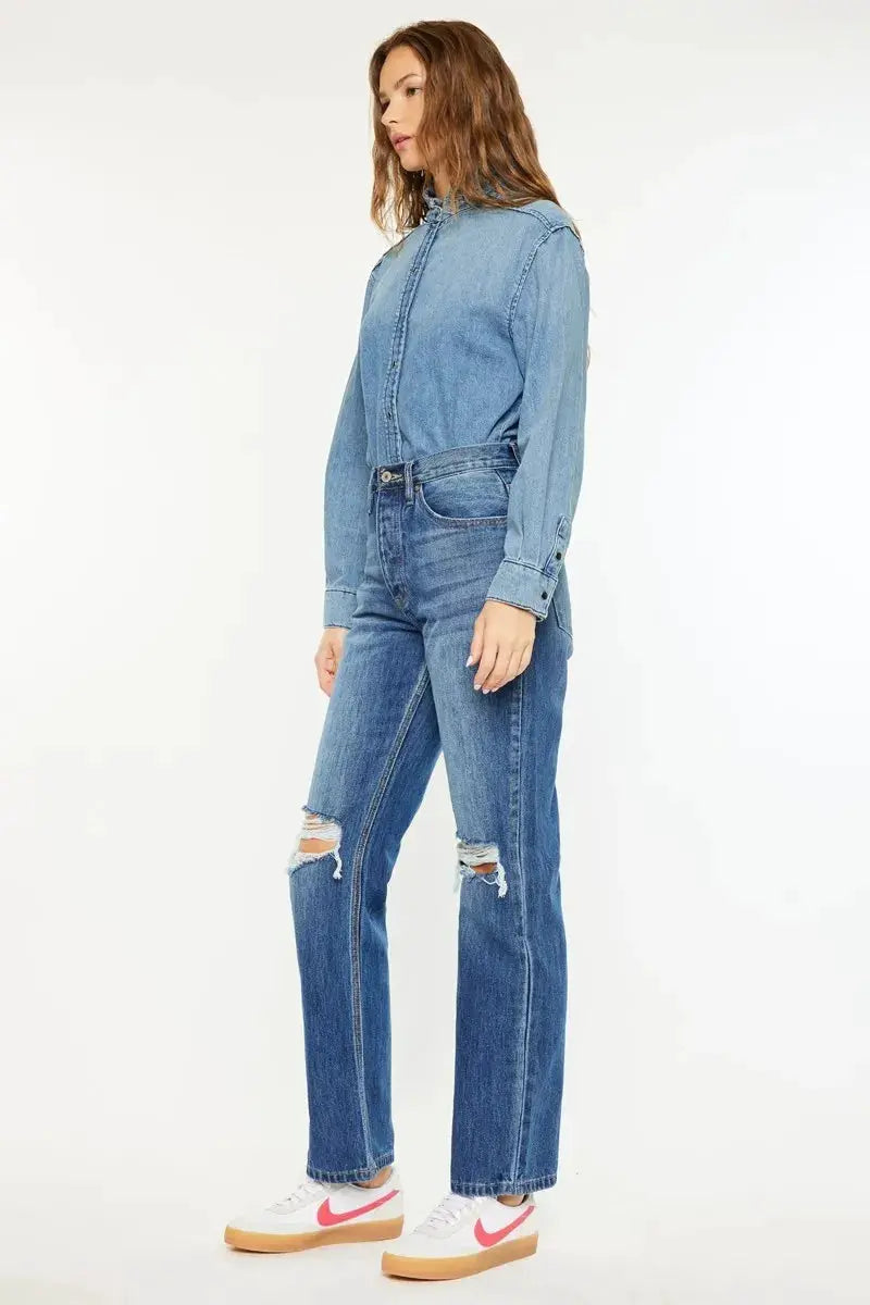 Ultra High Rise 90's Boyfriend Jeans | Kancan USA by Trendsi