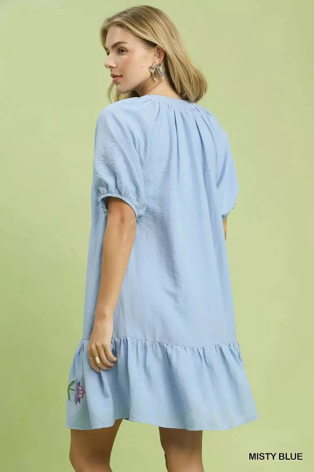 Embroidered Floral Babydoll Dress | Umgee by Trendsi