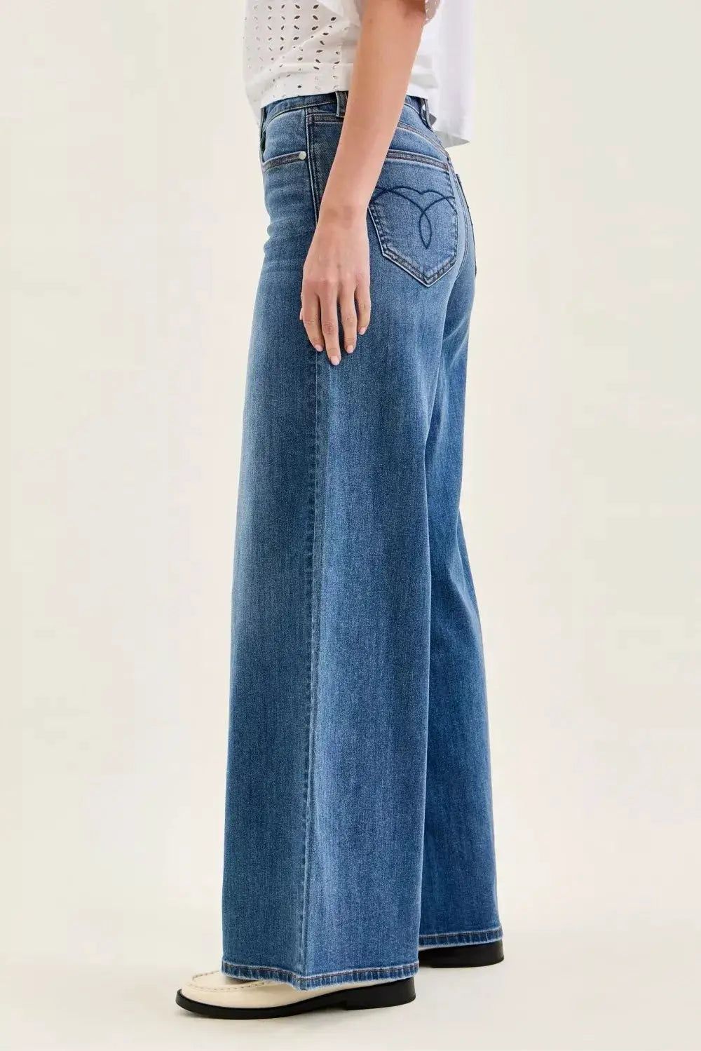 High Waist Palazzo Jeans | Judy Blue by Trendsi
