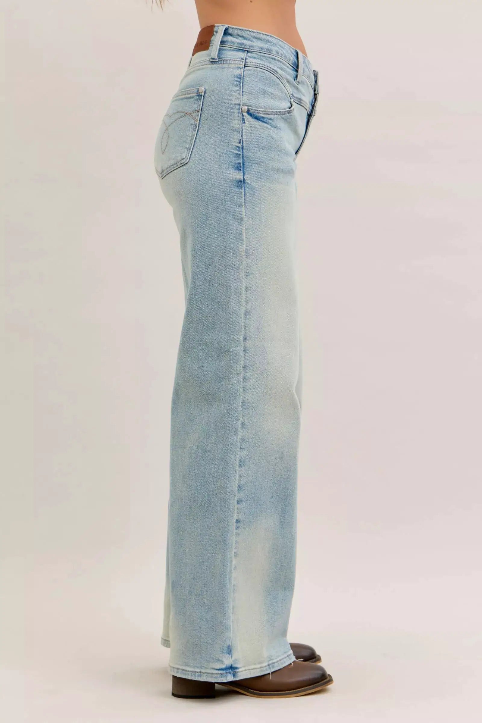 High Waist Column Straight Jeans | Judy Blue by Trendsi