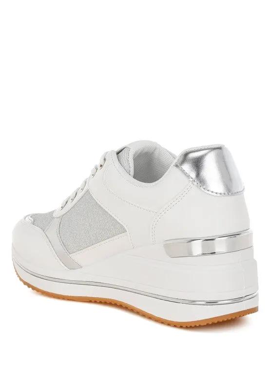 Vespera Faux Leather & Mesh Sneakers | Rag Company by Rag Company