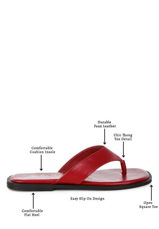 Perrys Toe-Post Thong Flats | Rag Company by Rag Company