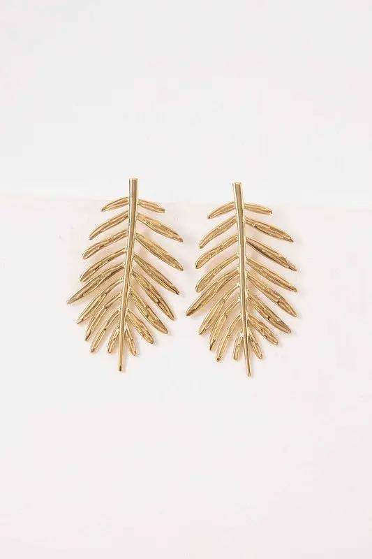 Palm Statement Earrings by Lovoda