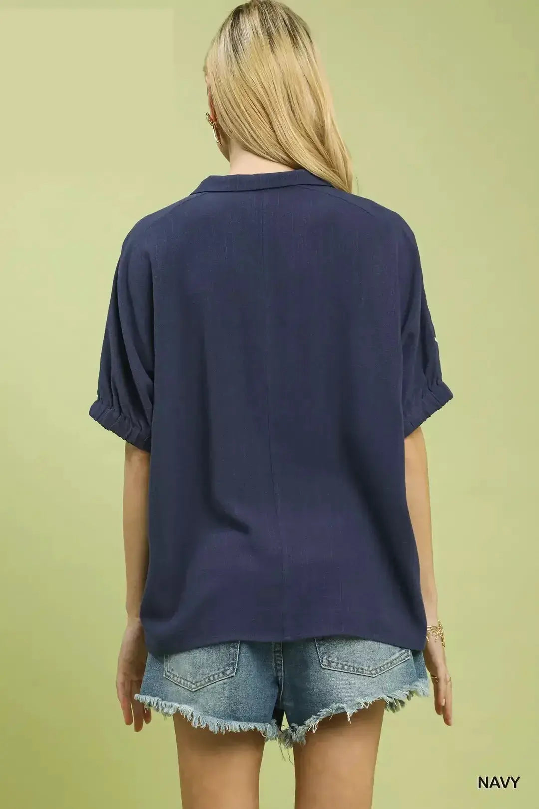 Floral Embroidered Sleeve Blouse | Umgee by Trendsi