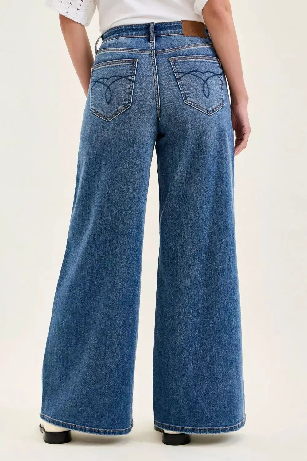 High Waist Palazzo Jeans | Judy Blue by Trendsi