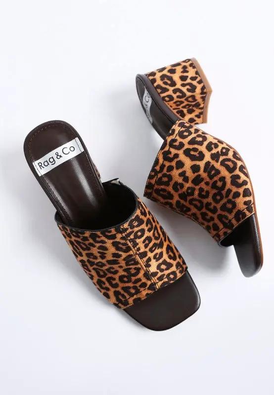 Carmila Square Toe Block Heels | Rag Company by Rag Company