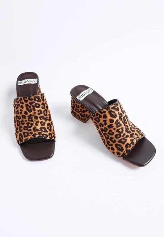 Carmila Square Toe Block Heels | Rag Company by Rag Company