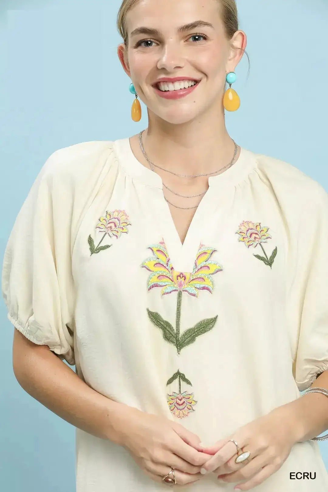 Embroidered Floral Babydoll Dress | Umgee by Trendsi