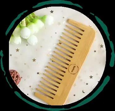 All-Natural Bamboo Hair Comb | BeNat by BeNat
