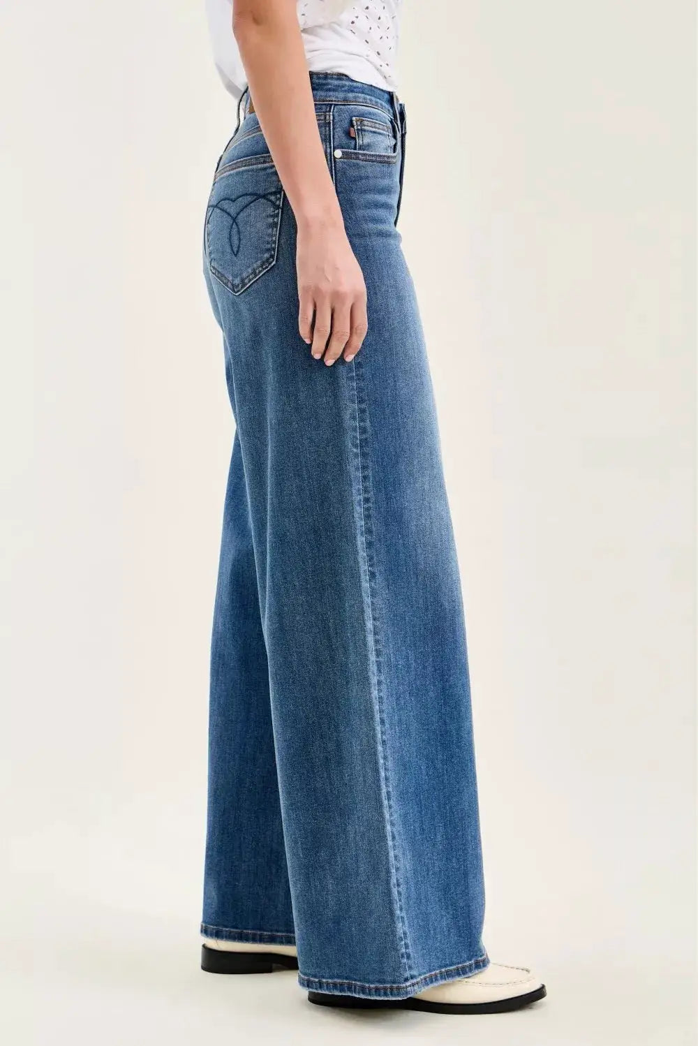 High Waist Palazzo Jeans | Judy Blue by Trendsi