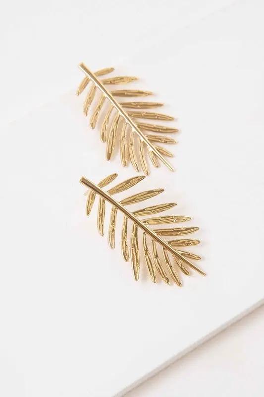 Palm Statement Earrings by Lovoda