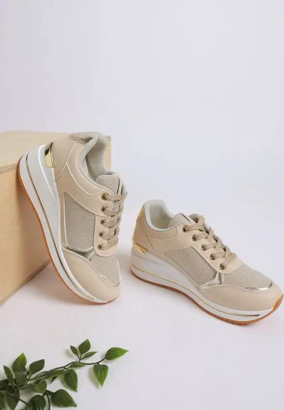Vespera Faux Leather & Mesh Sneakers | Rag Company by Rag Company