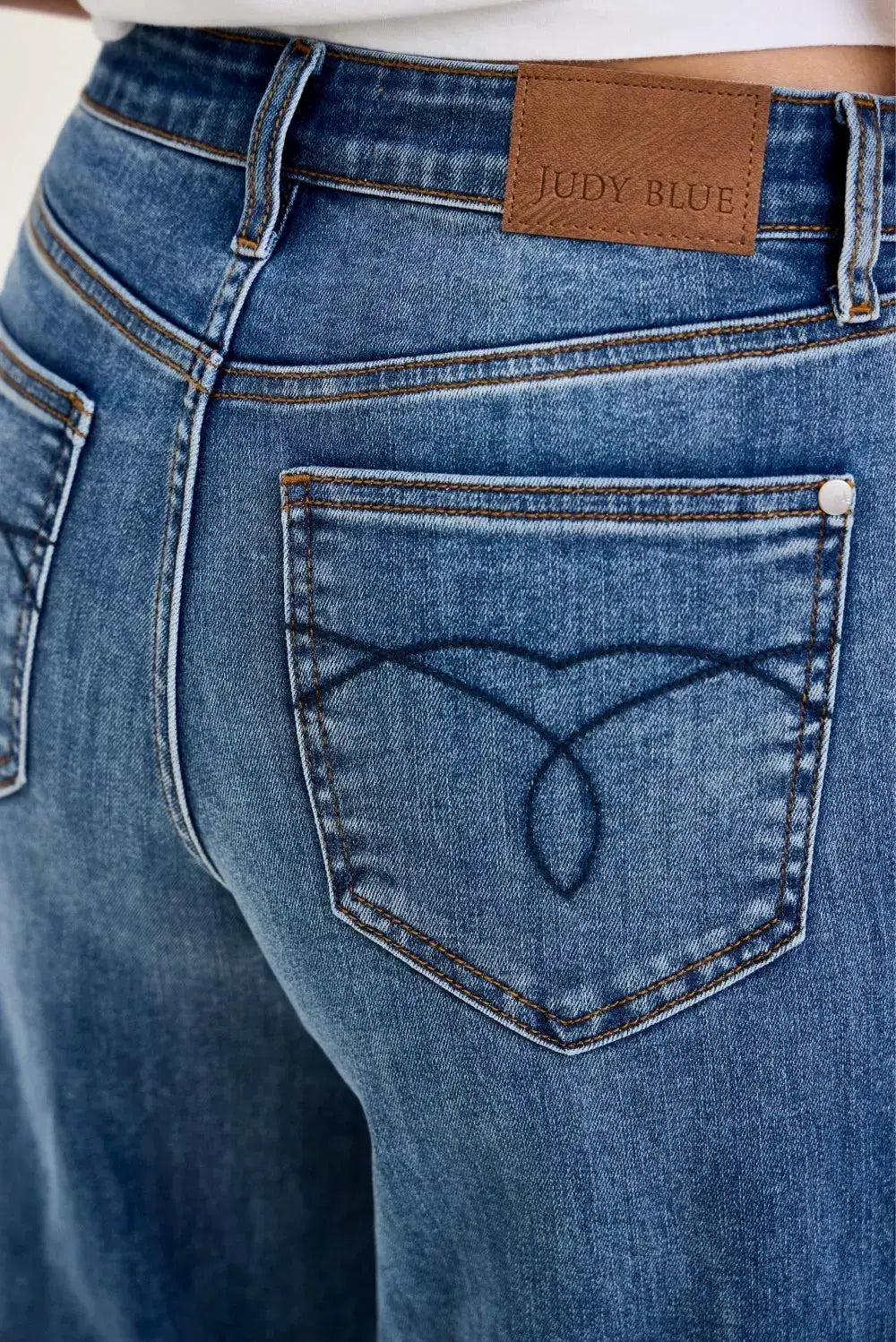 High Waist Palazzo Jeans | Judy Blue by Trendsi